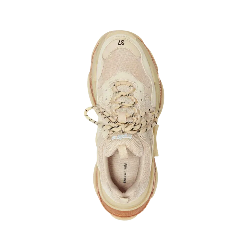 Balenciaga Triple S Clear Sole Beige (Women's)