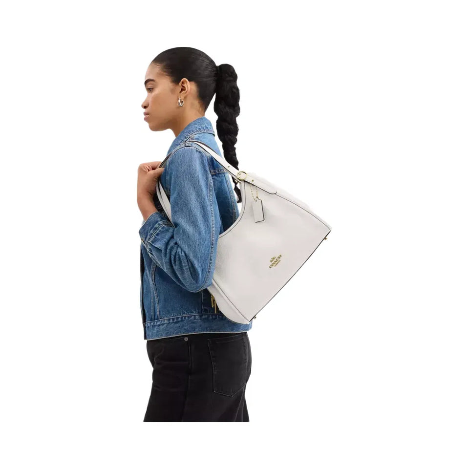 Coach Erin Shoulder Bag Gold Chalk
