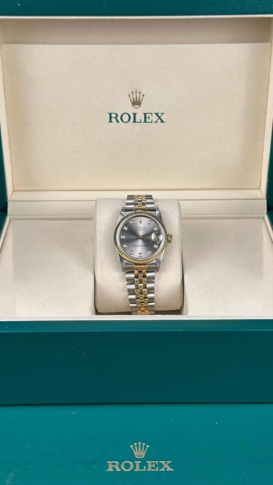 Rolex | Datejust | 68273 | Gold/Steel | 31 mm | Gold/Steel | Silver (solid) | Automatic