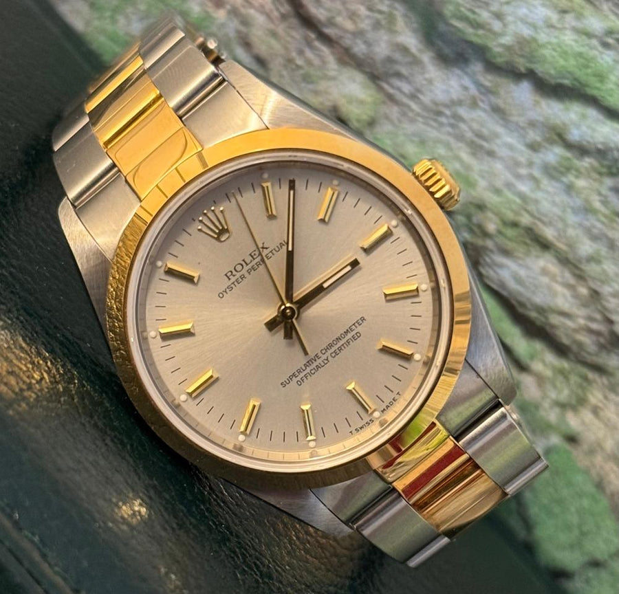Rolex | Oyster Perpetual | 14203M | Gold/Steel | 34 mm | Gold/Steel | Champagne | Automatic