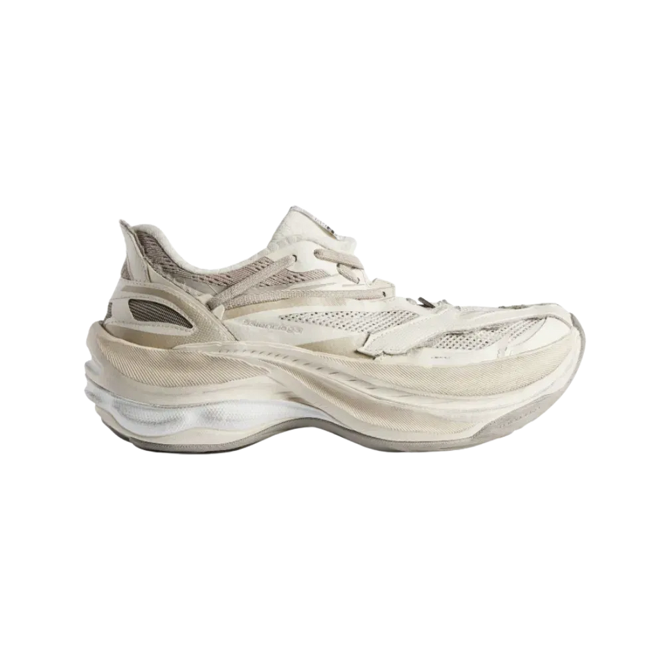 Balenciaga Jet Sneaker In Eggshell