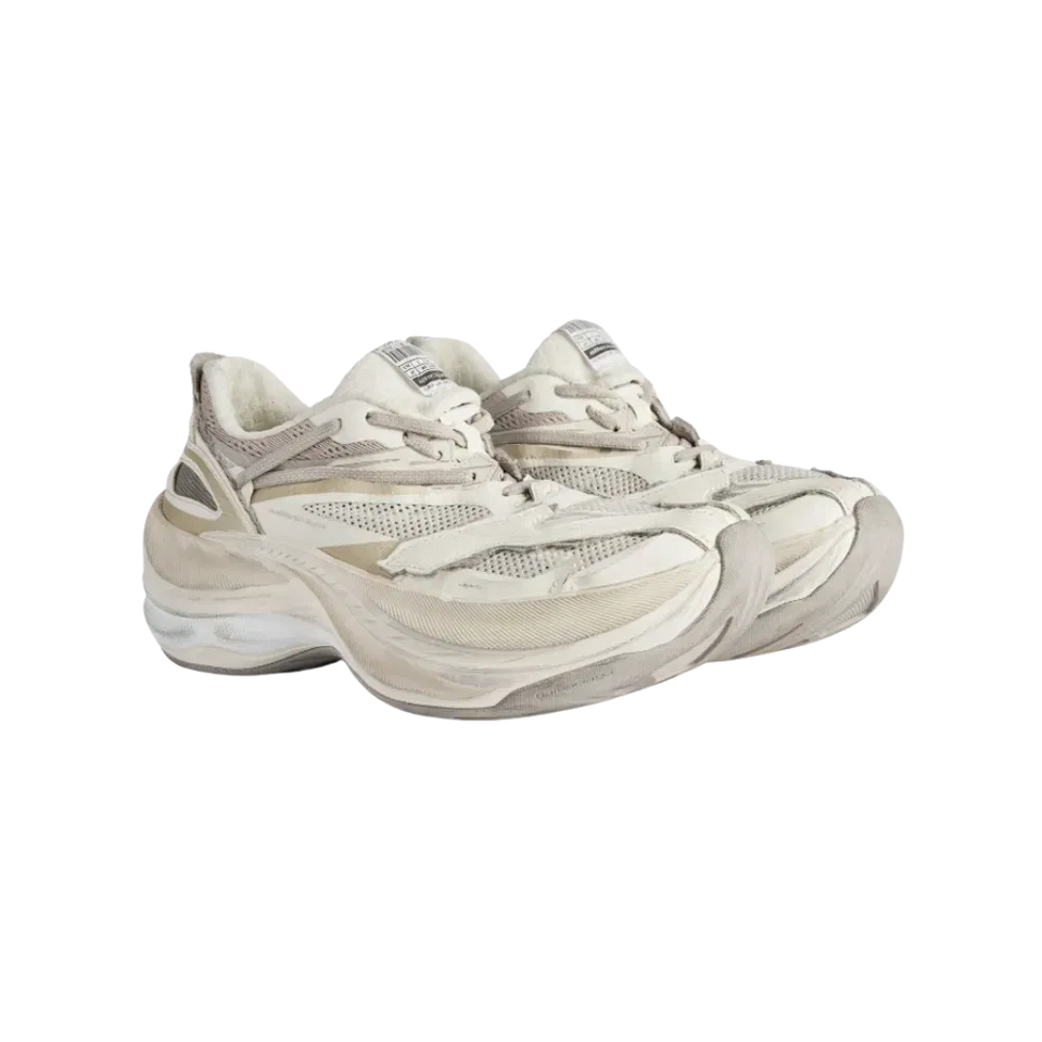 Balenciaga Jet Sneaker In Eggshell