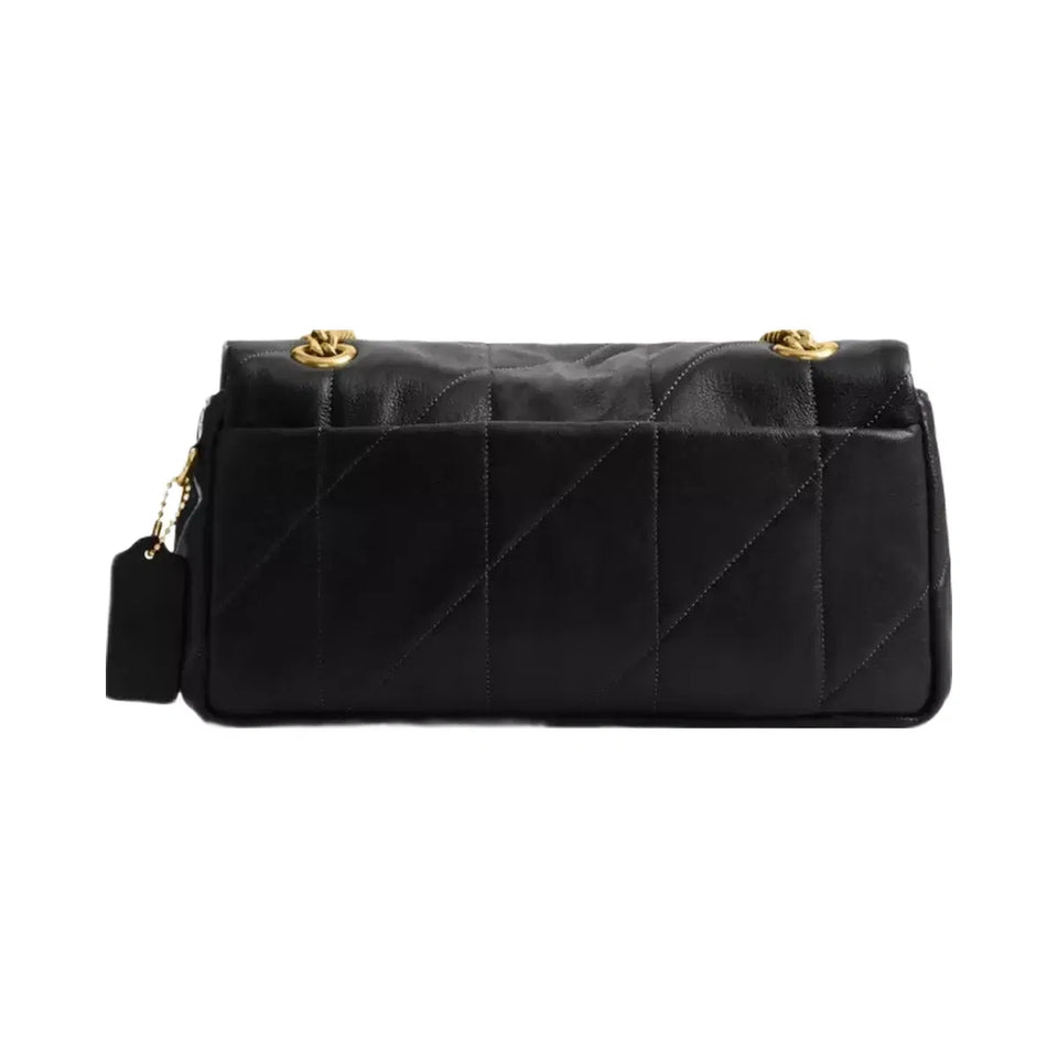 Coach Tabby Shoulder Bag 26 With Quilting in Brass Black