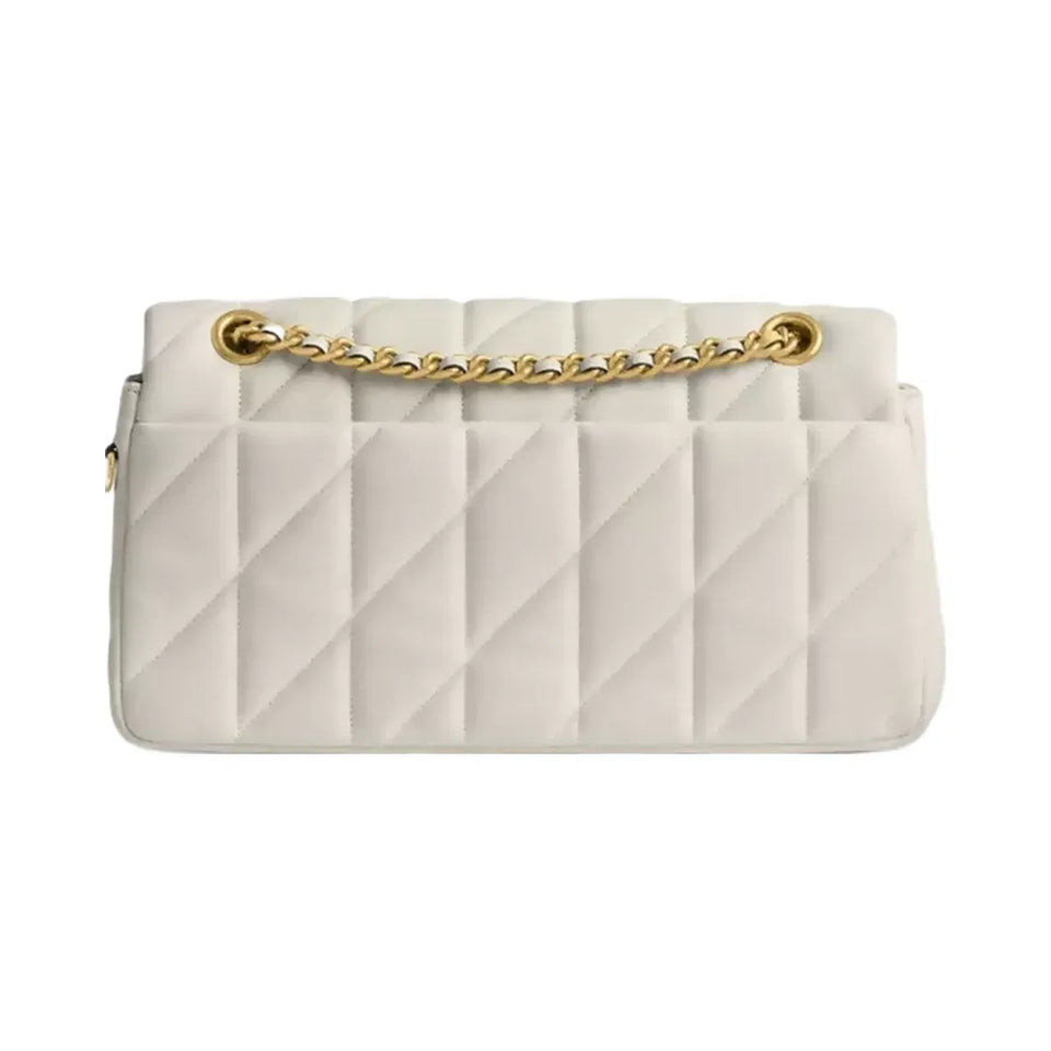 Coach Tabby Shoulder Bag 26 With Pillow Quilting in Brass Chalk