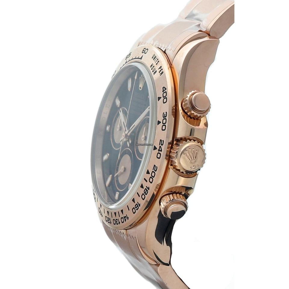 Rolex Daytona Cosmograph Daytona 116505 18k Rose Gold Black Dial Automatic Men's Watch