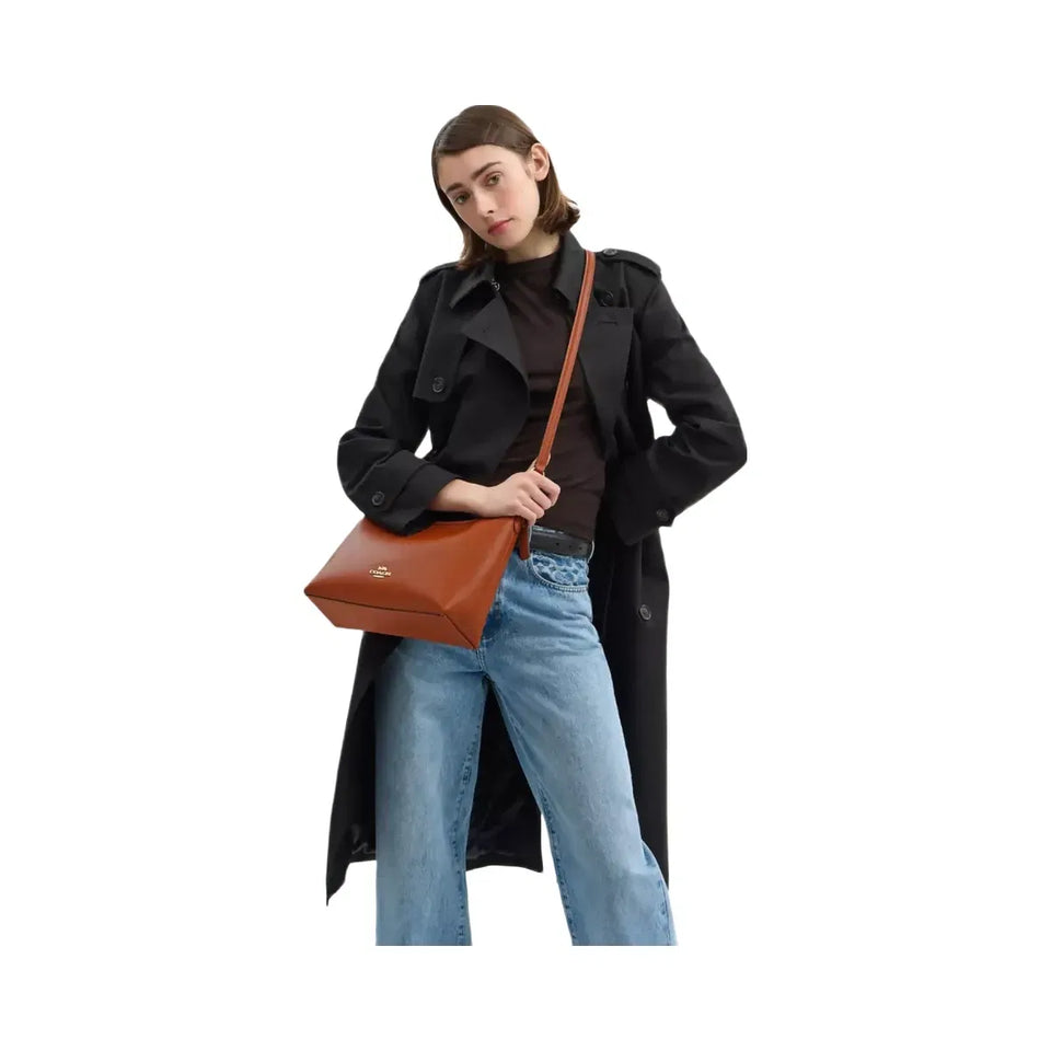 Coach Laurel Shoulder Bag in Gold Tan