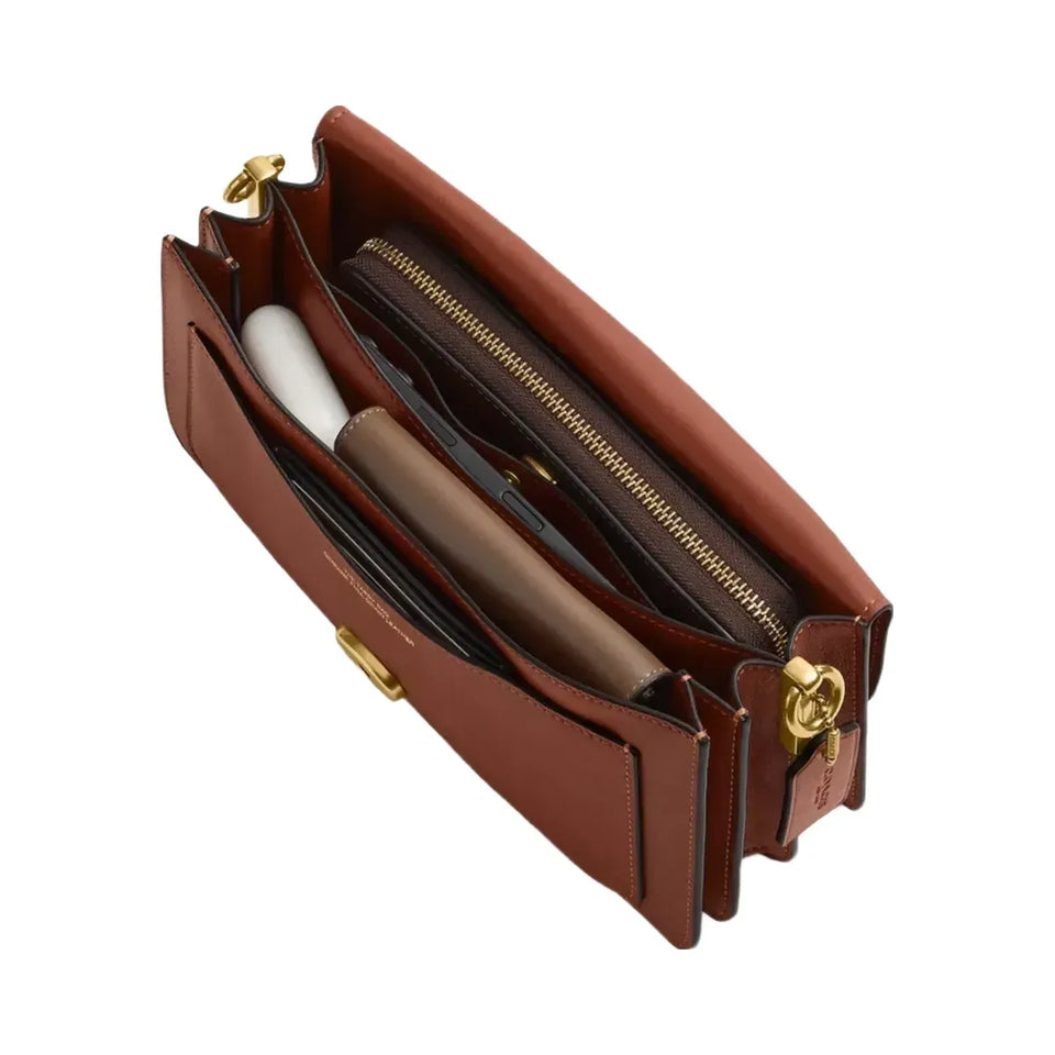 Coach Tabby Shoulder Bag 26 in Brass Pecan