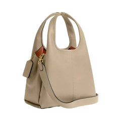 Coach Lana Shoulder Bag 23 in Brass Ivory