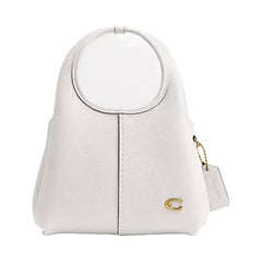 Coach Lana Shoulder Bag 19 in Brass Chalk