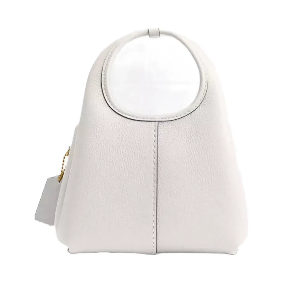 Coach Lana Shoulder Bag 19 in Brass Chalk