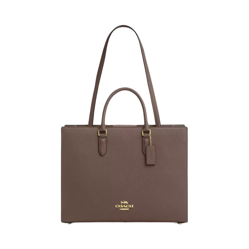 Coach Maggie Tote Bag in Gold Dark Stone
