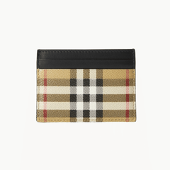 BURBERRY SANDON CHECK CARD CASE