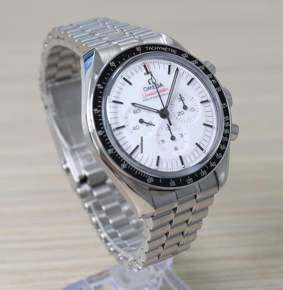 Omega Speedmaster Professional Moonwatch42mm - White Dial Unworn - Full Set