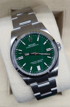 Rolex | Oyster Perpetual | 126000 | Steel | 36 mm | Steel | Green | Automatic