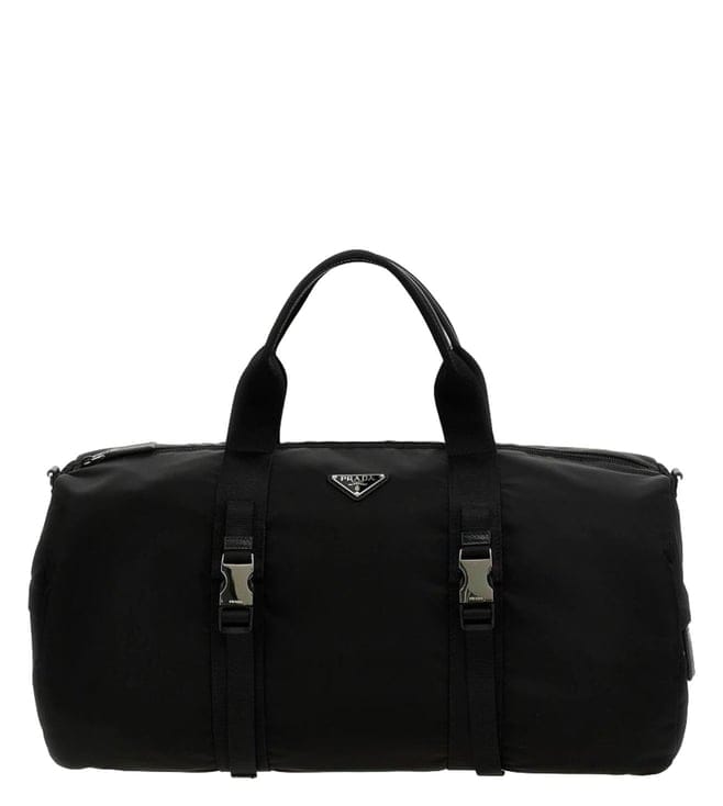 Black Logo Duffle Bag