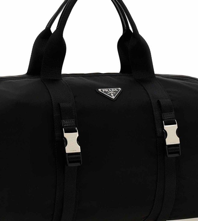 Black Logo Duffle Bag
