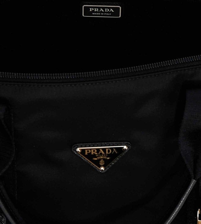 Black Logo Duffle Bag