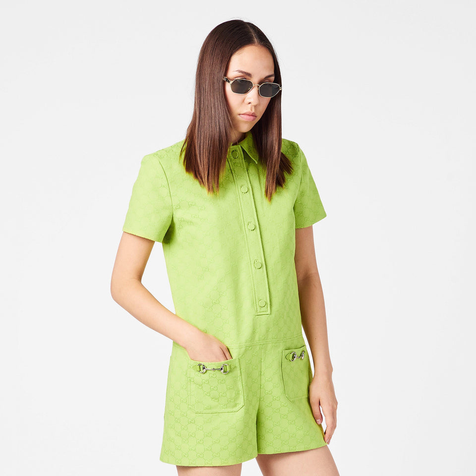 GG Canvas Jumpsuit