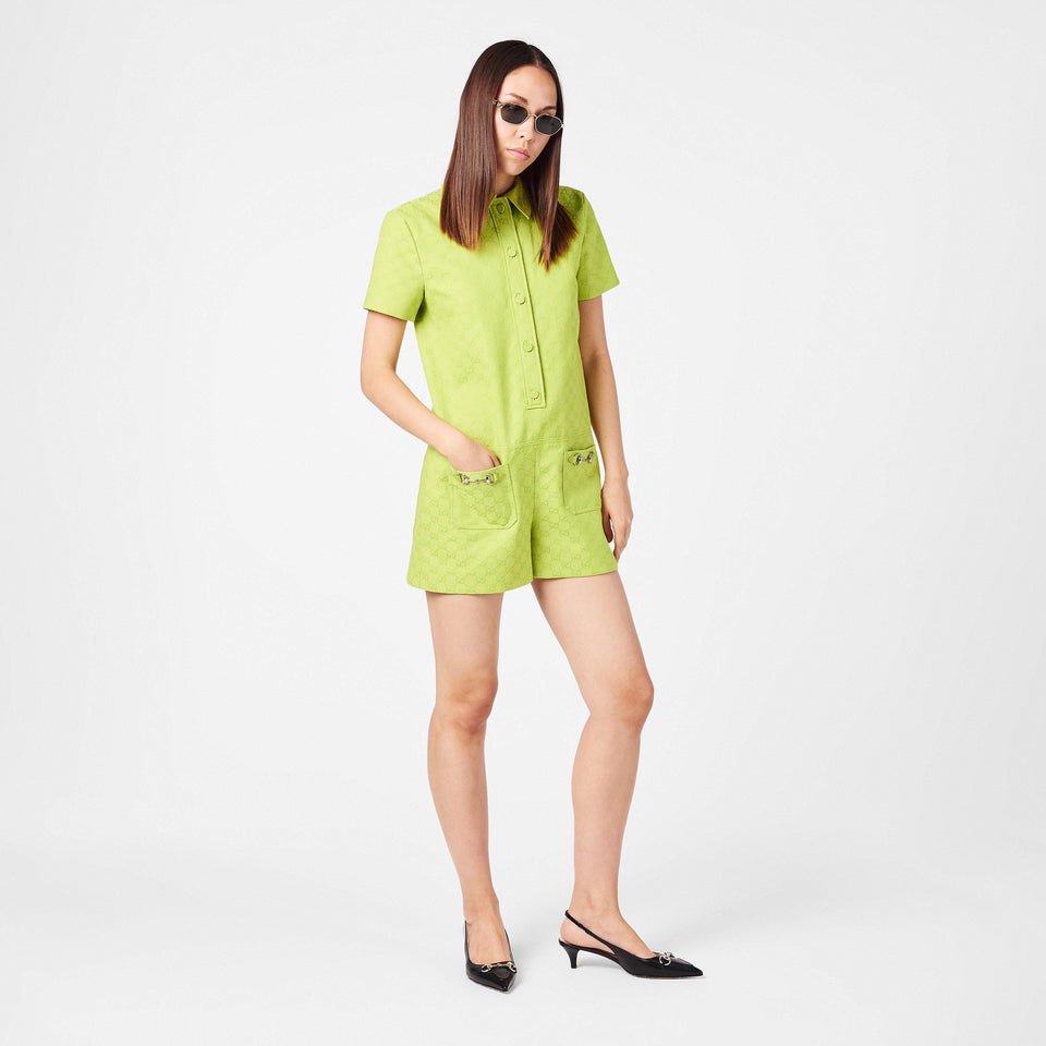 GG Canvas Jumpsuit