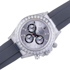 Rolex | Daytona | 126539TBR | White gold | 40 mm | Rubber | Silver | Automatic