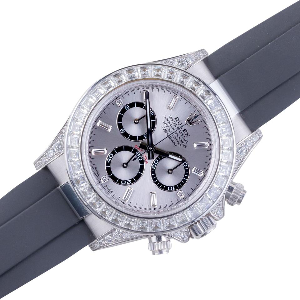 Rolex | Daytona | 126539TBR | White gold | 40 mm | Rubber | Silver | Automatic