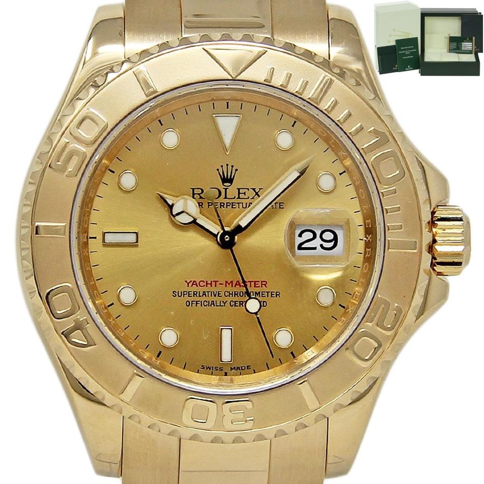Rolex | Yacht-Master | 16628 | Yellow gold | 40 mm | Yellow gold | Champagne | Automatic