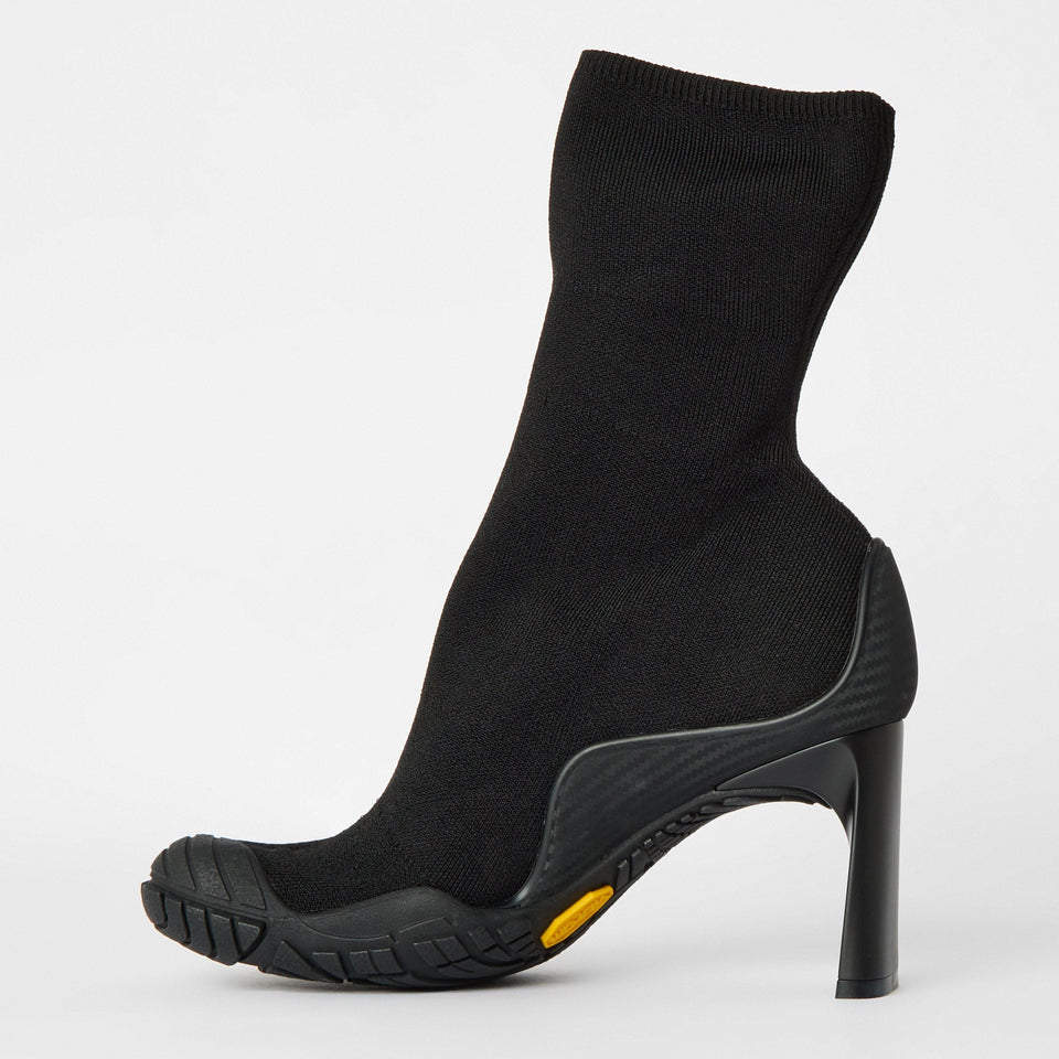 Structured Designer Ankle Heeled Boots