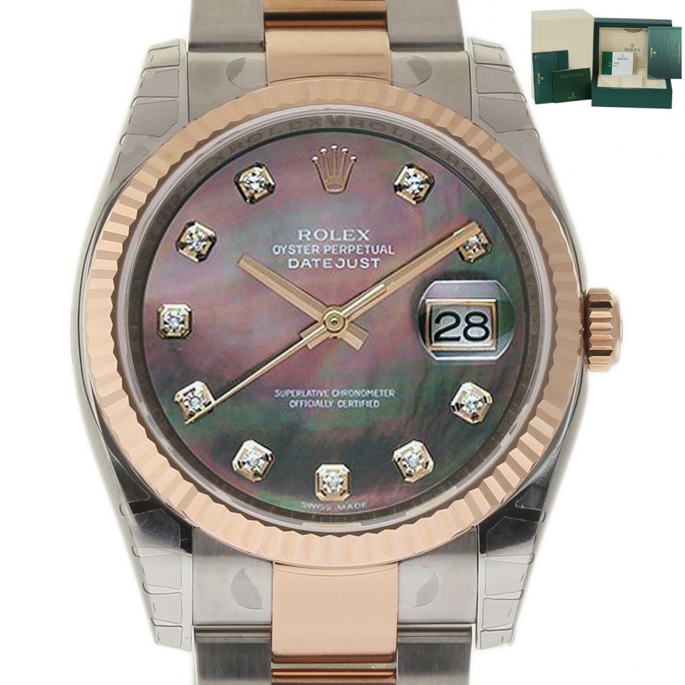 Rolex | Datejust | 116231 | Steel | 36 mm | Gold/Steel | Mother of pearl | Automatic
