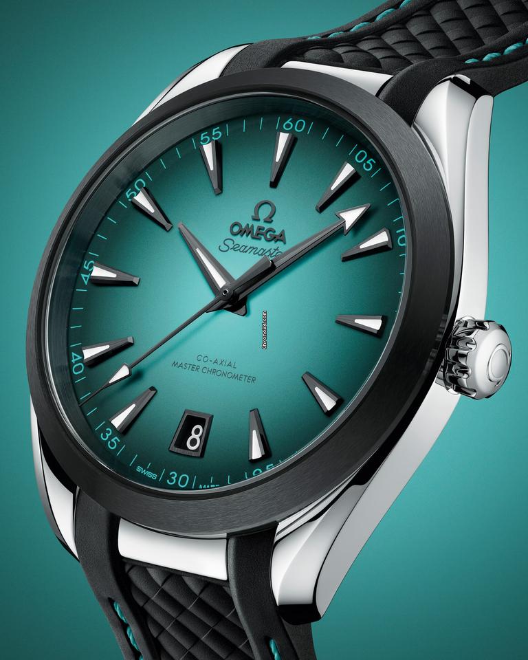Omega Seamaster Aqua Terra Ocean Turquoise 41mm Master Chronometer Ceramic Bezel 150m WR Watch BRAND NEW 2026 FULL SET MEN'S WATCH