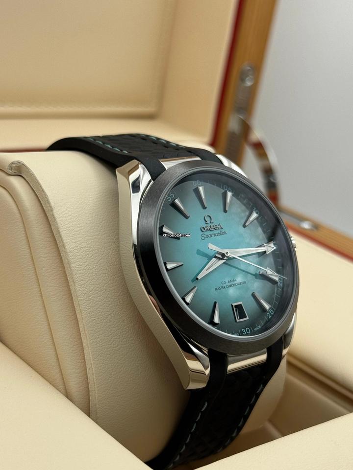 Omega Seamaster Aqua Terra Ocean Turquoise 41mm Master Chronometer Ceramic Bezel 150m WR Watch BRAND NEW 2026 FULL SET MEN'S WATCH