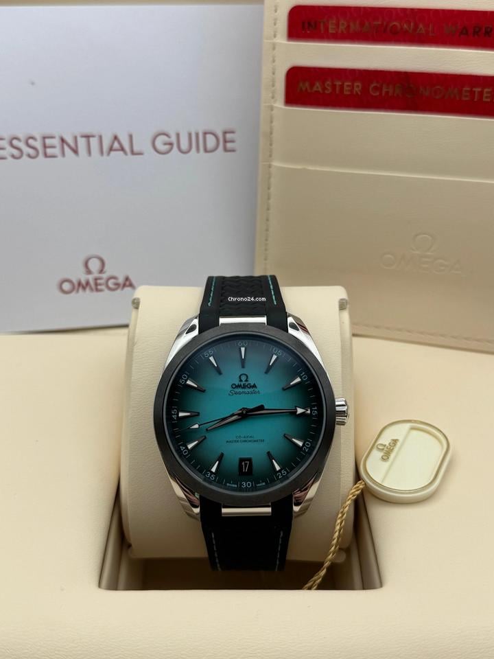 Omega Seamaster Aqua Terra Ocean Turquoise 41mm Master Chronometer Ceramic Bezel 150m WR Watch BRAND NEW 2026 FULL SET MEN'S WATCH