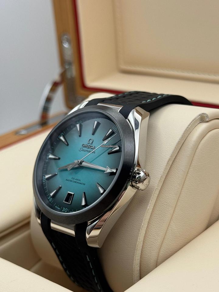 Omega Seamaster Aqua Terra Ocean Turquoise 41mm Master Chronometer Ceramic Bezel 150m WR Watch BRAND NEW 2026 FULL SET MEN'S WATCH