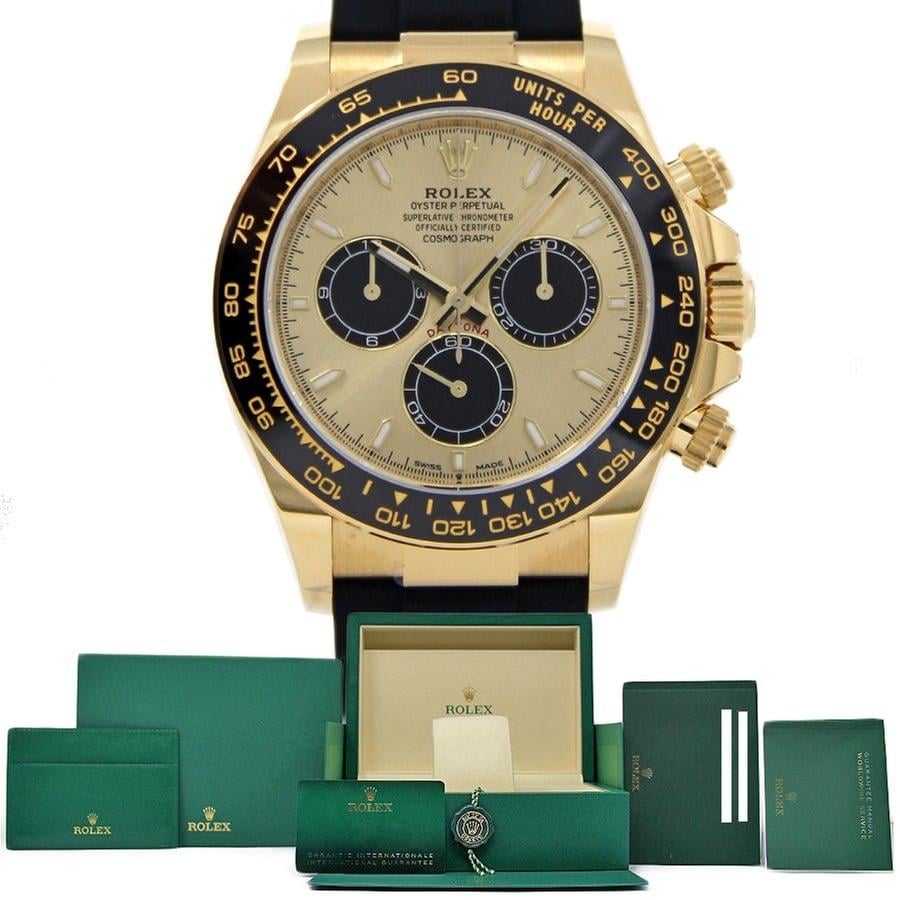Rolex | Daytona | 126518 | Yellow gold | 40 mm | Champagne | Automatic