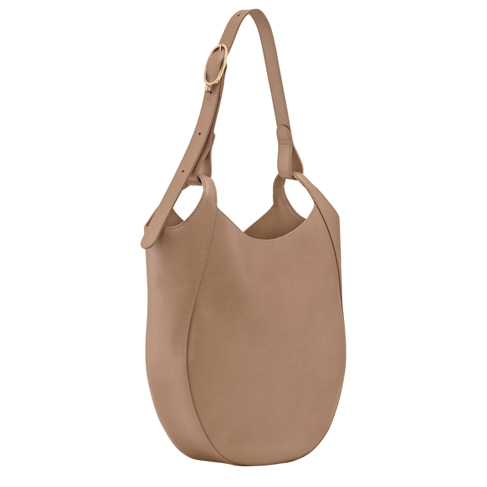 Longchamp Le Foulonné L Hobo bag Biscuit