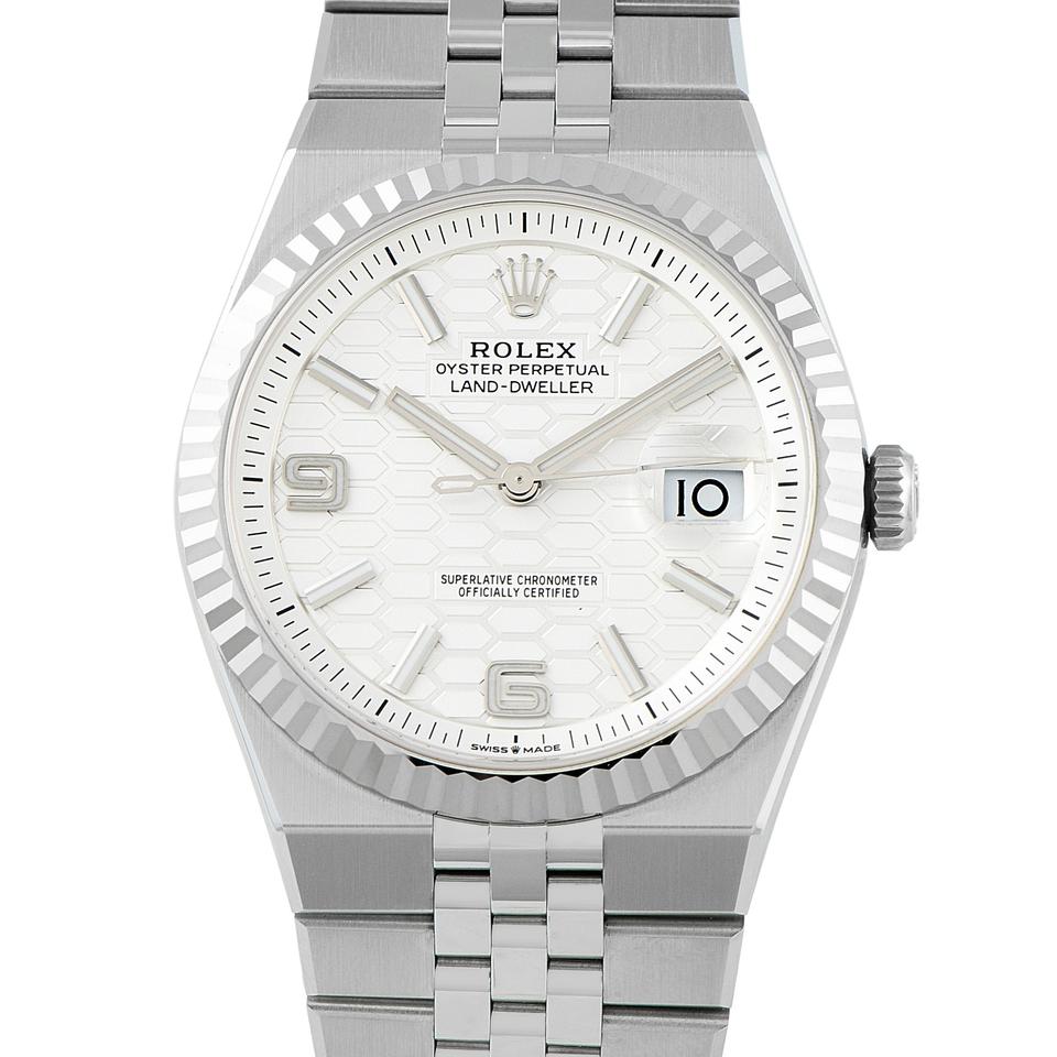 Rolex | Land-Dweller | 127334 | Steel | 40 x 10 mm | Steel | White | Automatic