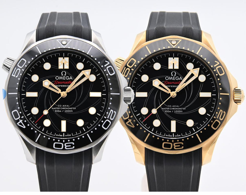 Omega Seamaster Diver 300 MJames Bond Limited Edition 210.62.42.20.01.001 / 210.22.42.20.01.003 Full Set
