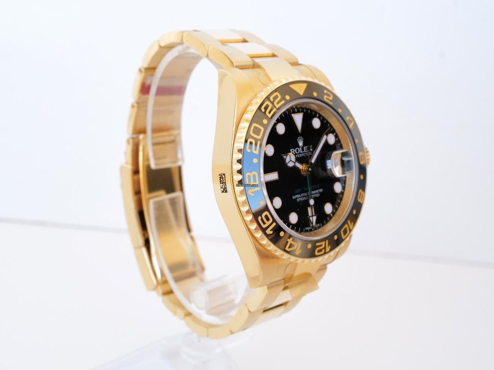 Rolex | GMT-Master II | 116718LN | Yellow gold | 40 mm | Yellow gold | Black | Automatic
