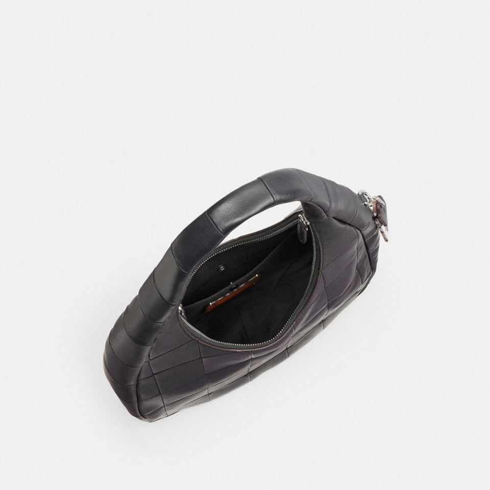 Coach Alter/Ego Crescent Shoulder Bag In Upcrafted Leather Black