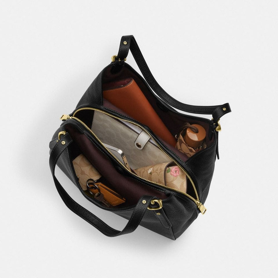 Coach Erin Shoulder Bag Gold Chalk