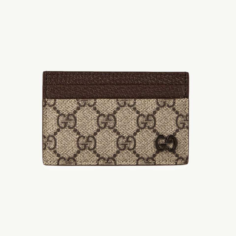 GUCCI MONOGRAM CANVAS CARD HOLDER