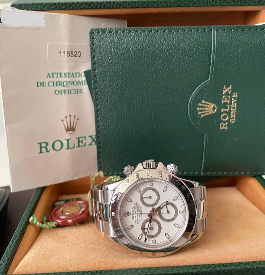 Rolex | Daytona | 116520 | Steel | 40 mm | Steel | White | Automatic