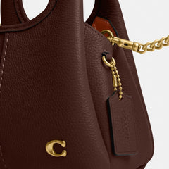 Coach Lana Shoulder Bag 19 Brass Maple
