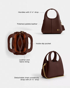 Coach Lana Shoulder Bag 19 Brass Maple
