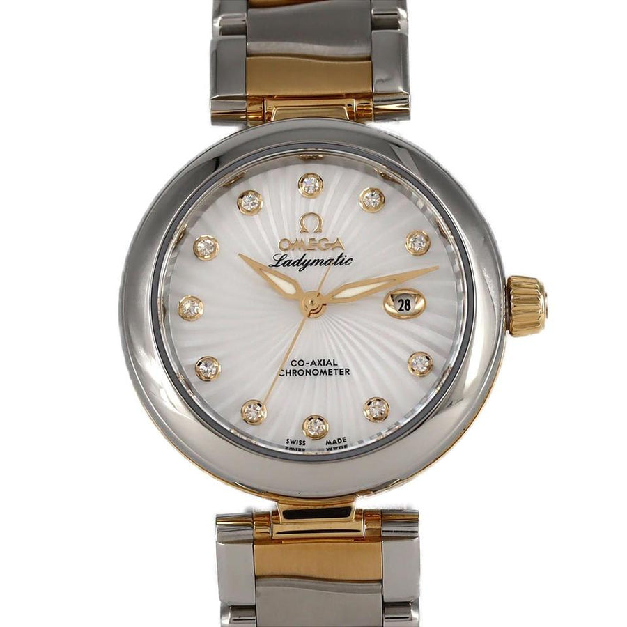 Omega De Ville Ladymatic[] Omega Ladymatic YG Combination 11 P 425.20.34.20.55.002 SSx YG Mechanical Aut...