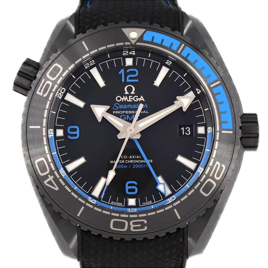 Omega Seamaster Planet Ocean[New] Omega Seamaster Planet Ocean Deep Black GMT 215.92.46.22.01.002 Ceramic Mechanica...