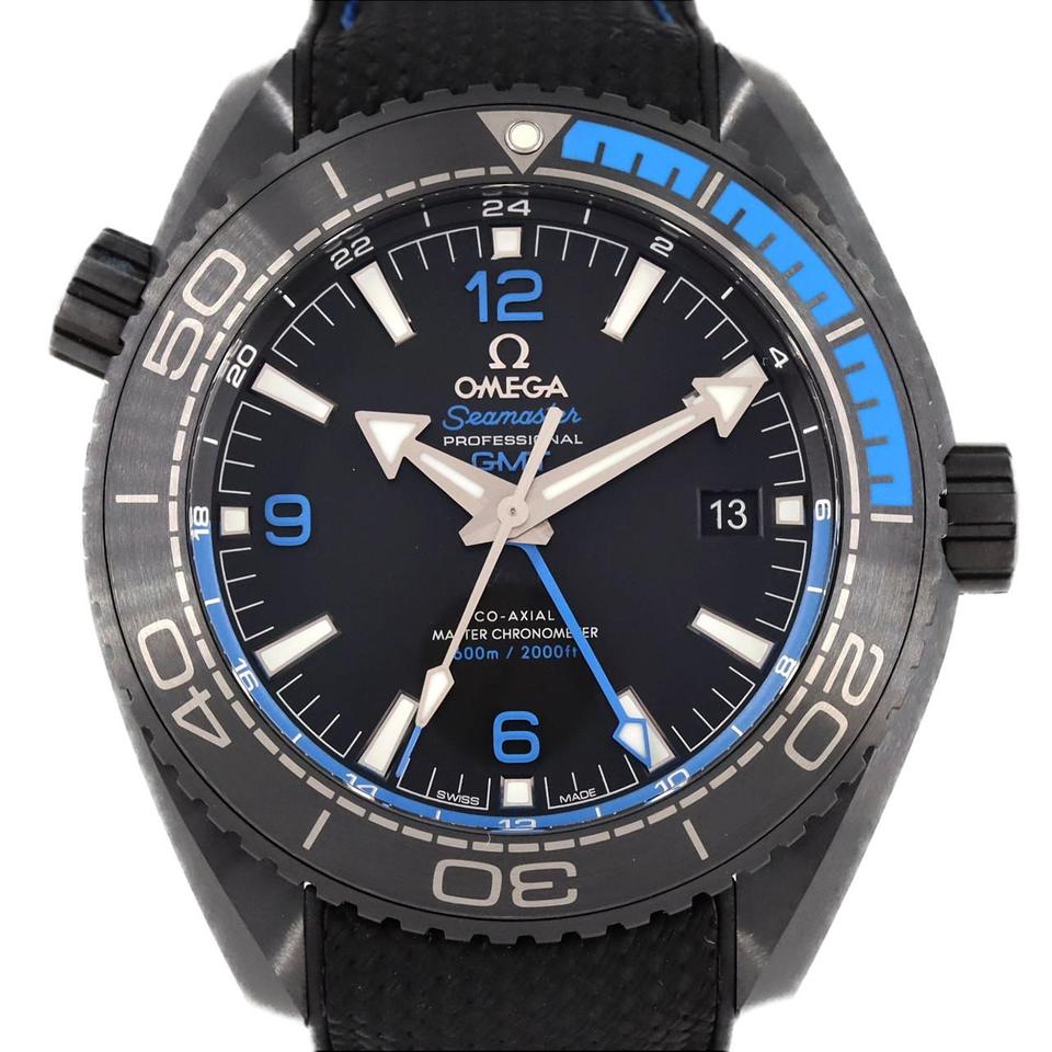 Omega Seamaster Planet Ocean[New] Omega Seamaster Planet Ocean Deep Black GMT 215.92.46.22.01.002 Ceramic Mechanica...