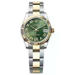 Rolex | Datejust | 278273-0015 | 31 mm | Gold/Steel | Green
