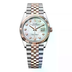 Rolex | Datejust | 126231-0021 | 36 mm | Gold/Steel | Mother of pearl | Automatic