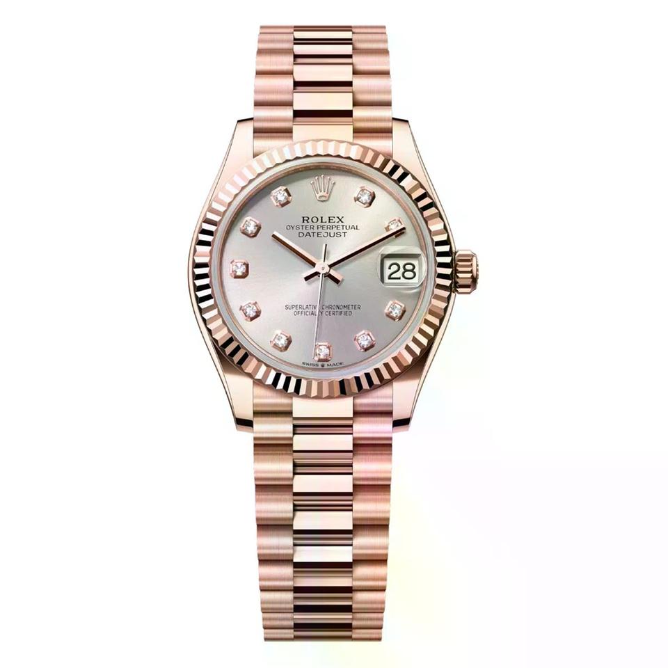 Rolex | Datejust | 278275-0039 | 31 mm | Rose gold | Silver | Automatic