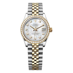 Rolex | Datejust | 278383RBR-0028 | 31 mm | Gold/Steel | Mother of pearl | Automatic